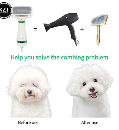2-in-1 Cat Dog Puppy Dryer Grooming and Care